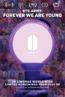โปสเตอร์เรื่อง "BTS ARMY FOREVER WE ARE YOUNG"