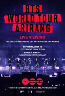 โปสเตอร์เรื่อง "BTS WORLD TOUR ARIRANG IN BUSAN LIVE VIEWING"