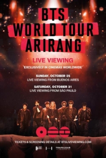 โปสเตอร์เรื่อง "BTS WORLD TOUR ARIRANG IN SAO PAULO LIVE VIEWING"